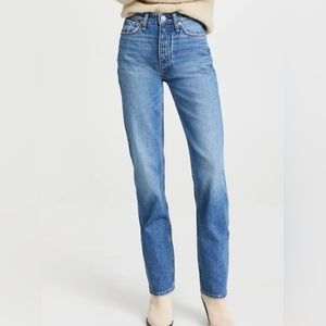 Rag & Bone Alex High Rise Straight Jeans